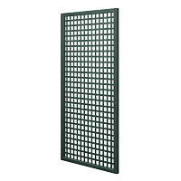 Treillis renforcé en bois maille carrée 1m x 2m - Vert